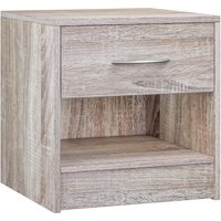 Nachttisch Kiel Eiche 41x39x28cm von Casaria®