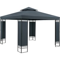 Pavillon Lorca Anthrazit 3x3m von Casaria®