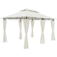 Pavillon Topas Creme 3x4m UV-Schutz 50+ von Casaria®