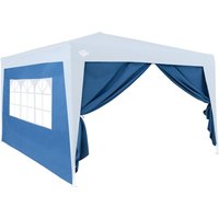 Seitenwände Faltpavillon 2er-Set Blau 3x2m von Deuba®