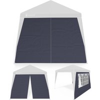 Seitenwand Faltpavillon Capri 2er-Set Anthrazit 3x3m von Casaria®