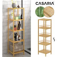 Standregal Bambus 140x33x33cm von Casaria®