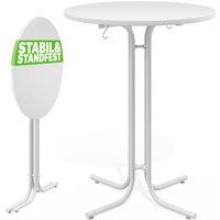 Stehtisch Weiß 110x70cm klappbar von Casaria®