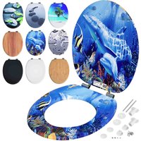 Toilettensitz Sealife mit Absenkautomatik von Casaria®