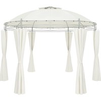 Pavillon Toscana Beige Ø3,5m UV-Schutz 50+ von Casaria®