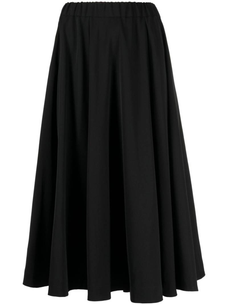 Casey Casey Petit Soleil wool midi skirt - Black von Casey Casey