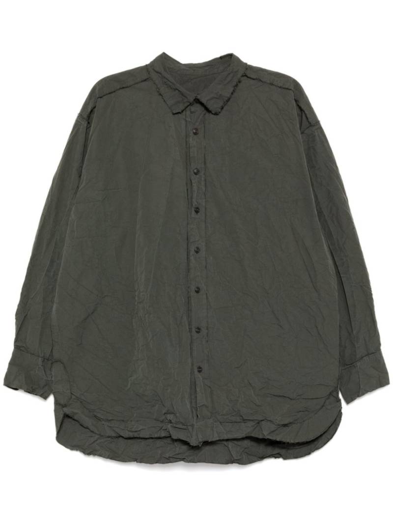 Casey Casey creased long-sleeves shirt - Grey von Casey Casey