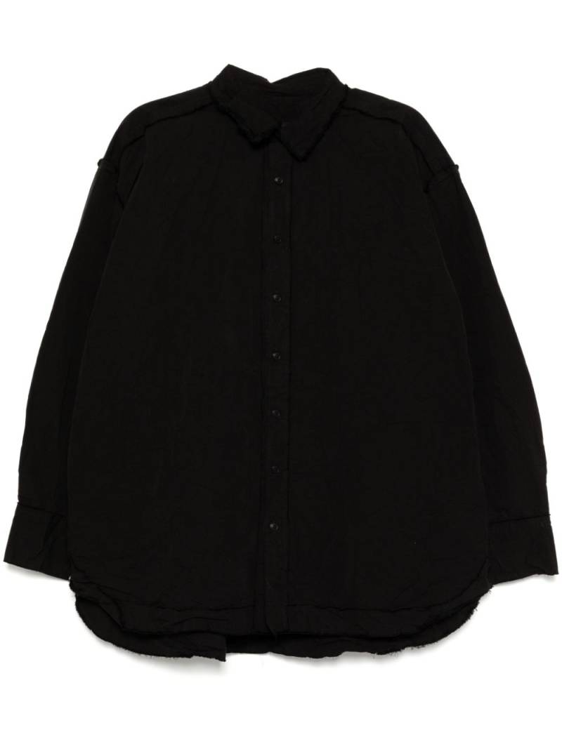 Casey Casey hamnet raw shirt - Black von Casey Casey