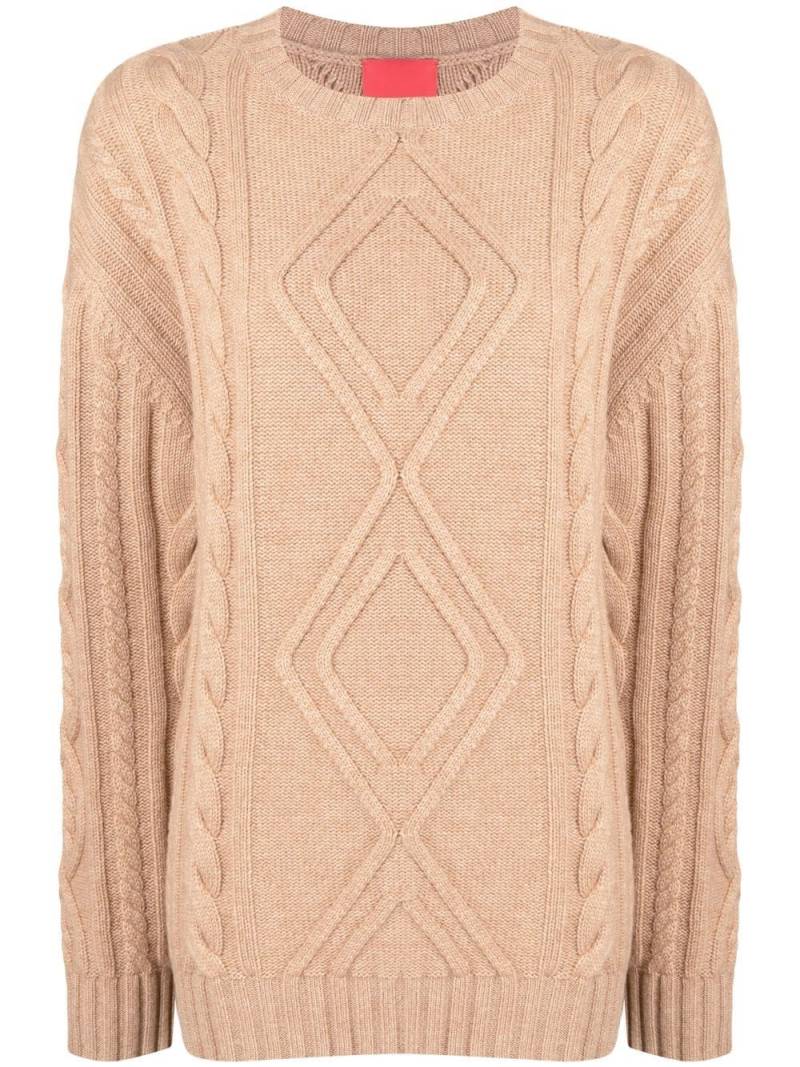 Cashmere In Love Alaska chunky-knit jumper - Brown von Cashmere In Love