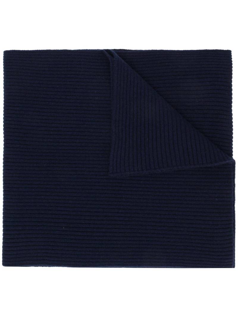 Cashmere In Love Bondi ribbed scarf - Blue von Cashmere In Love