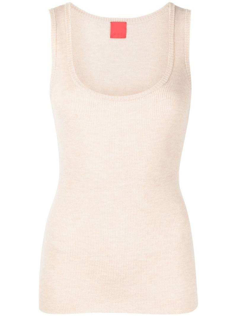 Cashmere In Love Paula cashmere tank top - Brown von Cashmere In Love