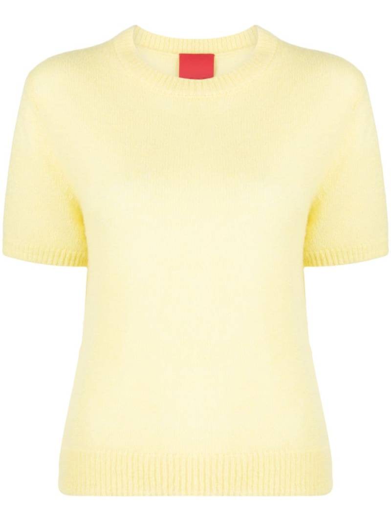 Cashmere In Love Sidley fine-knit top - Yellow von Cashmere In Love