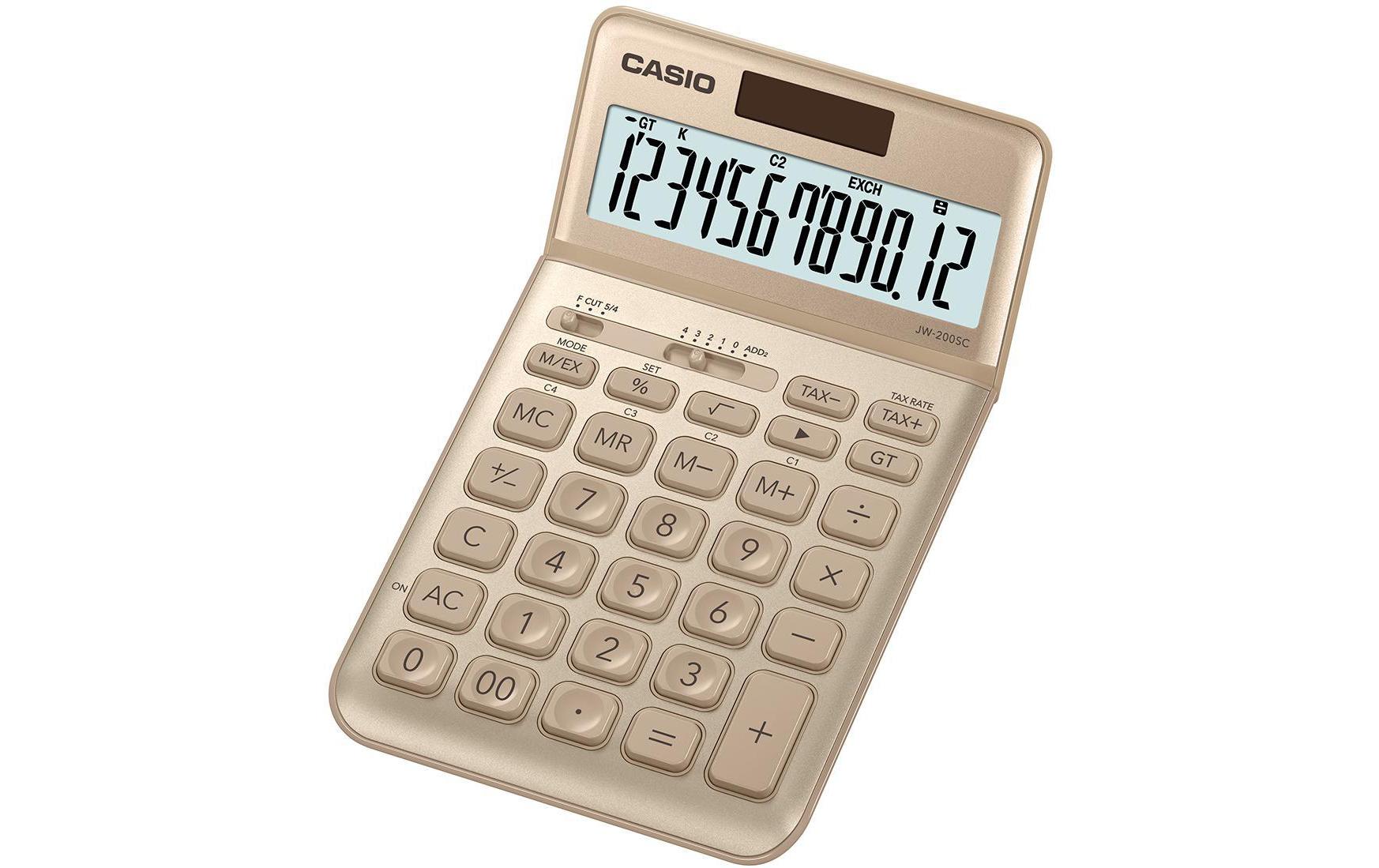 CASIO Taschenrechner »CS-JW-200SC-GD Goldfarben« CASIO Taschenrechner »CS-JW-200SC-GD Goldfarben« von Casio