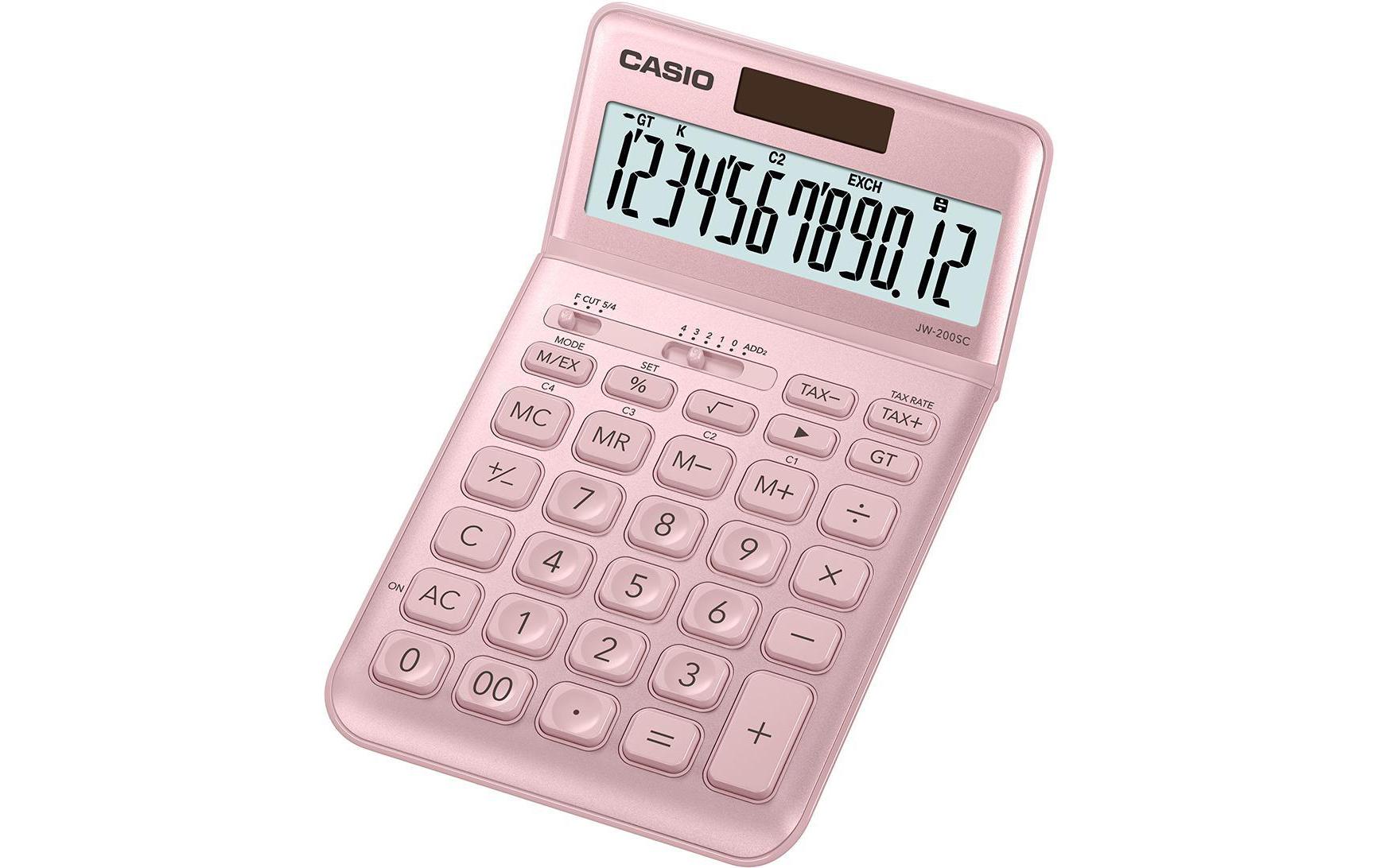 CASIO Taschenrechner »CS-JW-200SC-PK Pink«