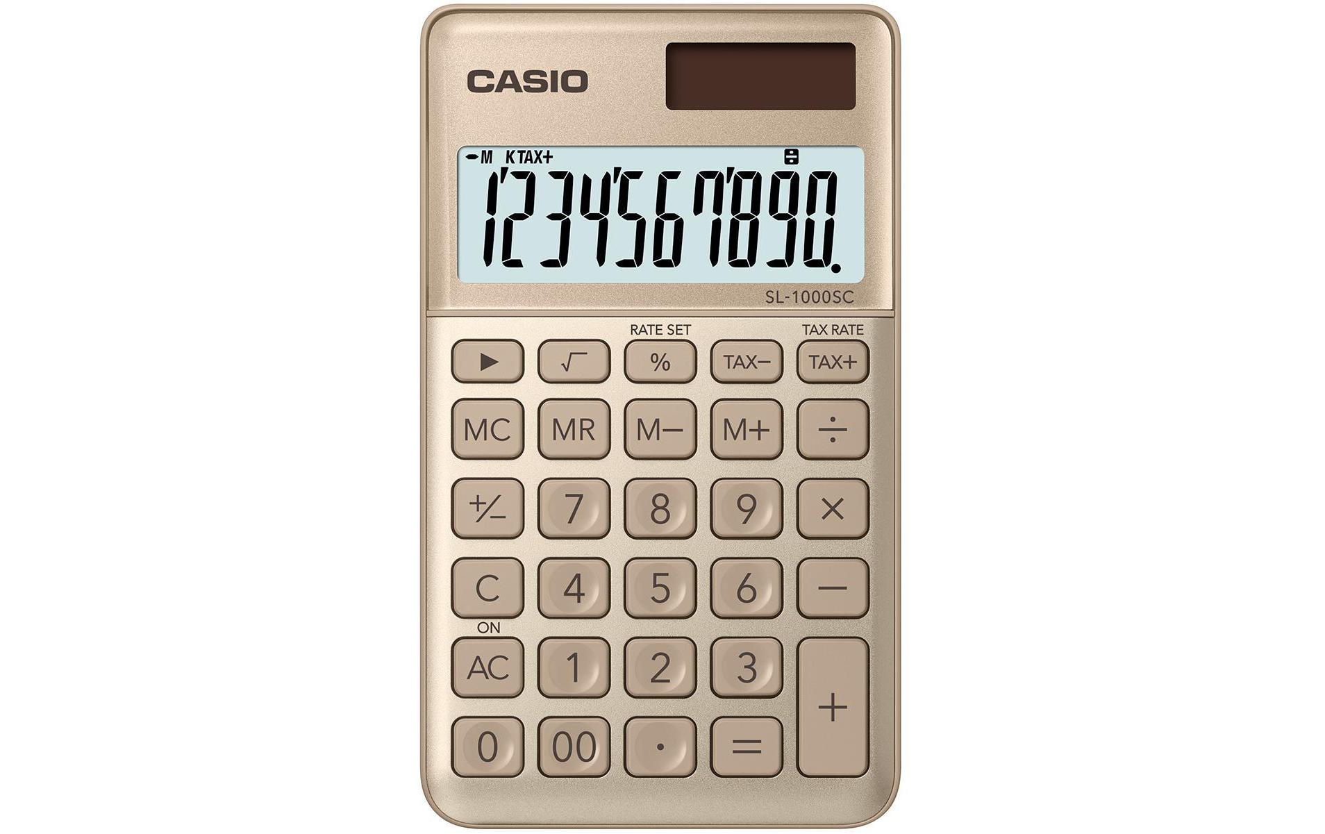 CASIO Taschenrechner »CS-SL-1000SC-GD Goldfarben« CASIO Taschenrechner »CS-SL-1000SC-GD Goldfarben« von Casio