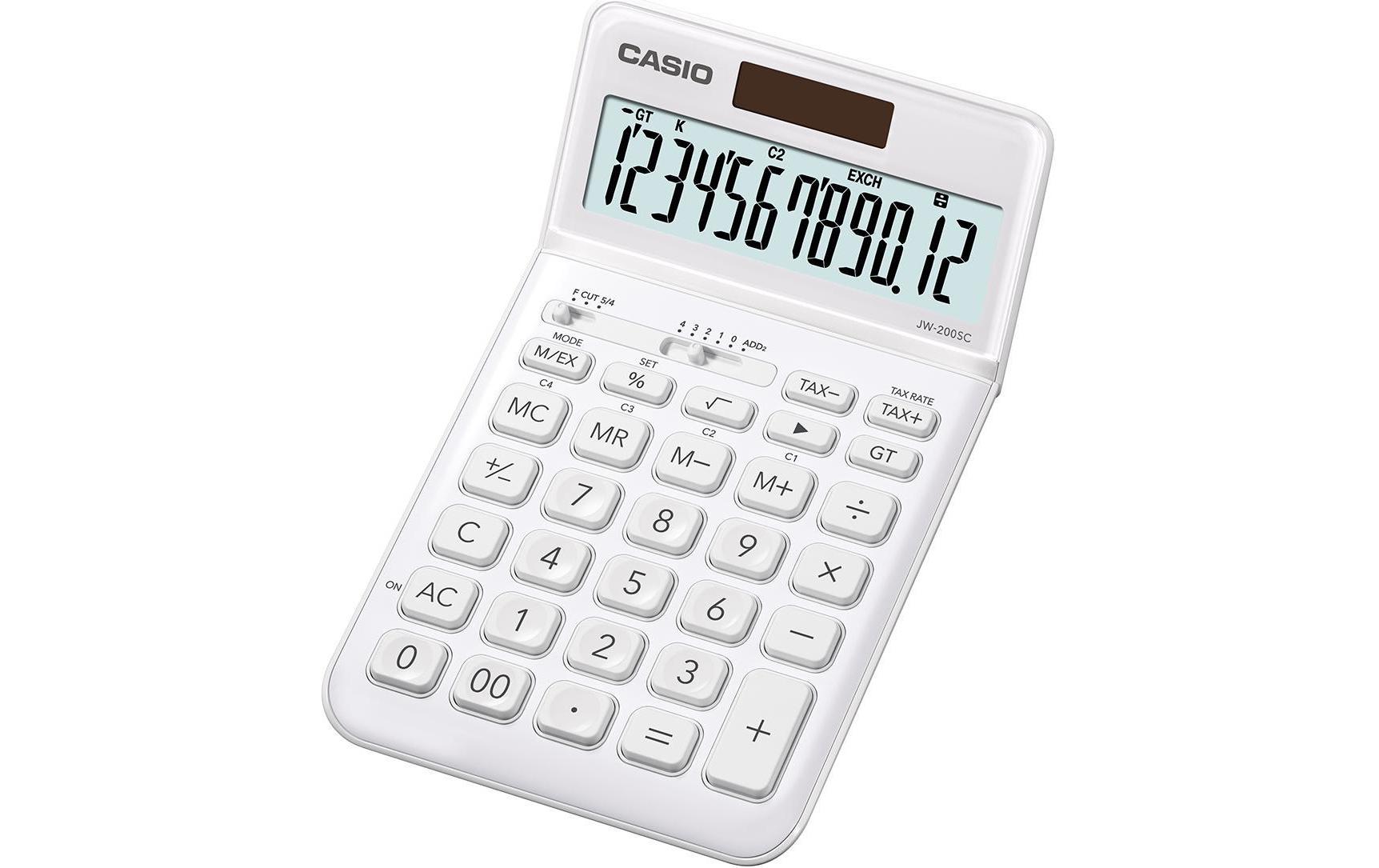 CASIO Taschenrechner »CSJW200SCWE Weiss« von Casio