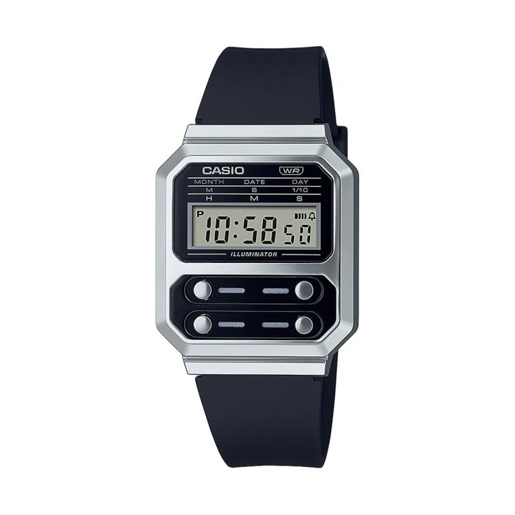 Casio A100WEF-1AEF Vintage Edgy Chrono Unisex von Casio