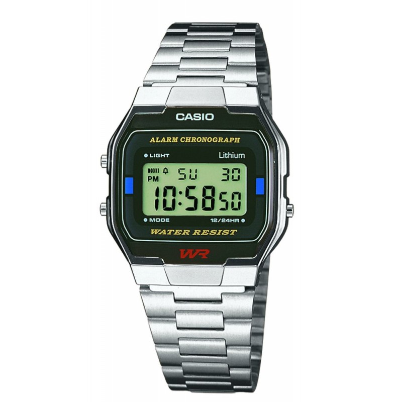 Casio Collection A163WA-1QES Unisexuhr von Casio