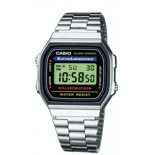 Casio Collection A168WA-1YES Unisexuhr von Casio