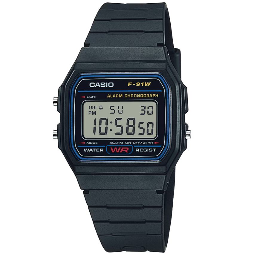 Casio Collection F-91W-1YER Timeless Unisexuhr von Casio