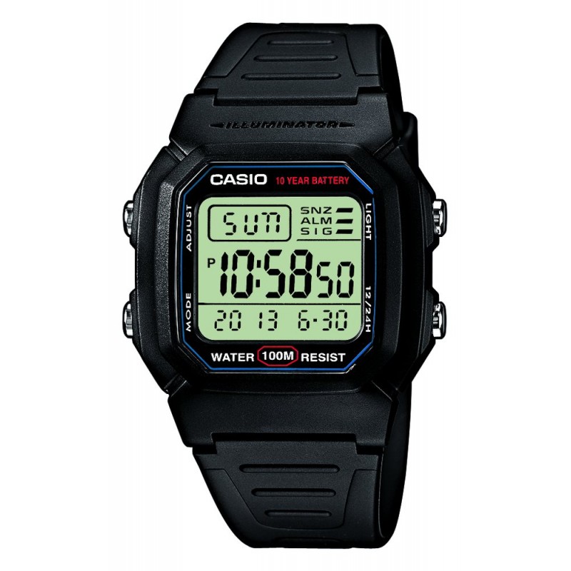 Casio Collection Men W-800H-1AVES von Casio