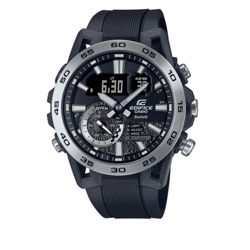 Casio Edifice ECB-40P-1AEF Automatic Connection LCD Chrono von Casio