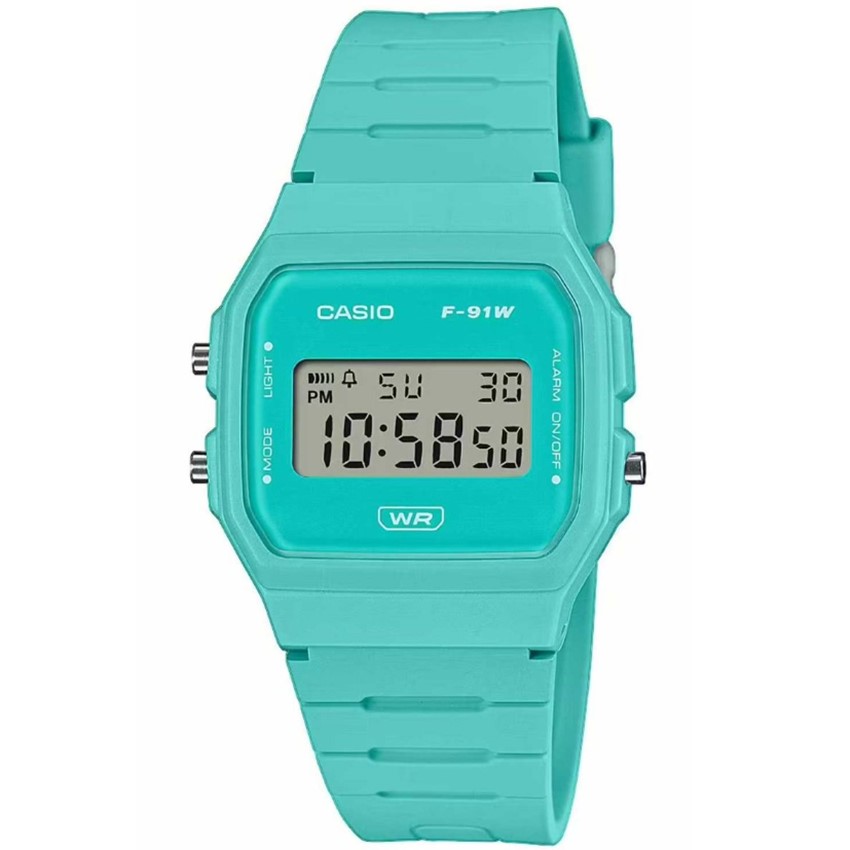 Casio F-91WB-2A2EF Timeless Unisexuhr von Casio