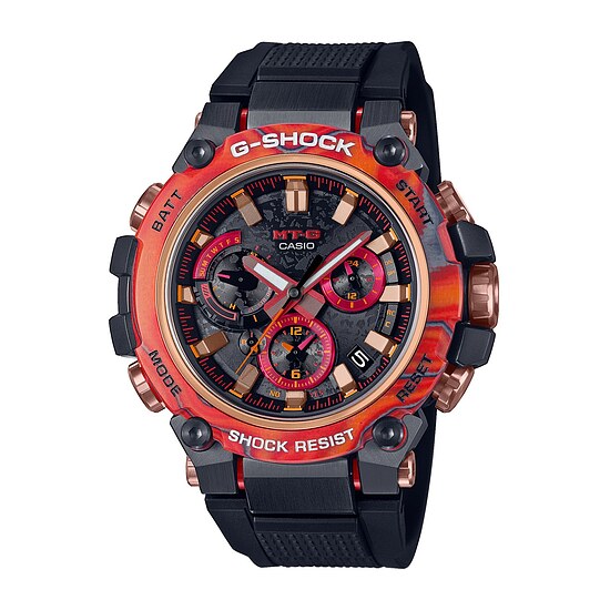 Casio G-Shock MTG-B3000FR-1AER G-Shock G-Steel Chrono Herren Flare Red - 40th Anniversary Limited Edition von Casio