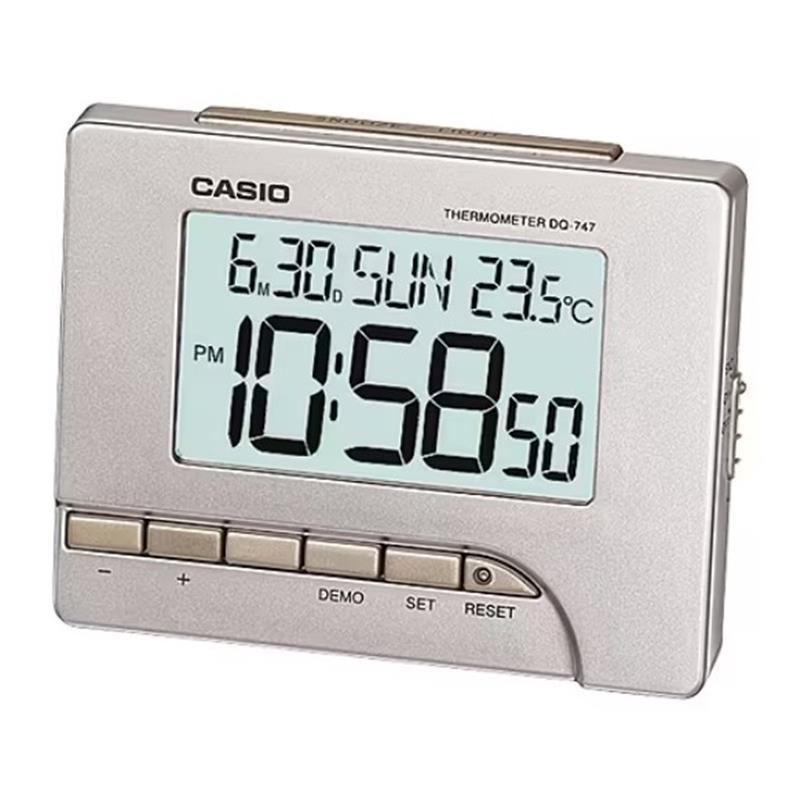 Casio Wake Up DQ-747-8EF Wecker mit Thermometer und Displaybeleuchtung von Casio