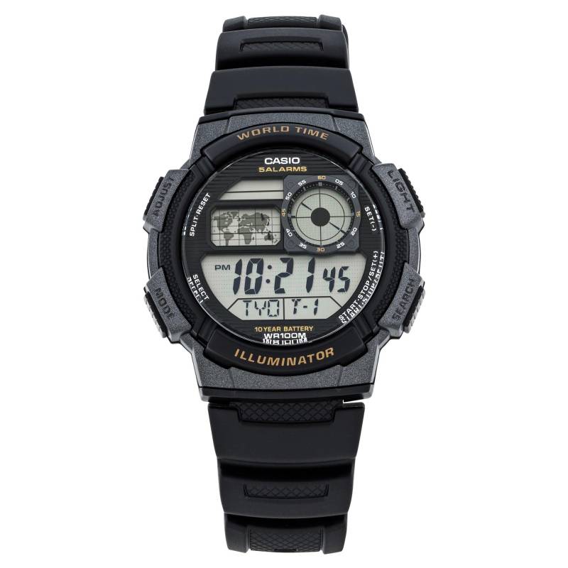 Multifunktionsuhr Herren Black 44mm von CASIO