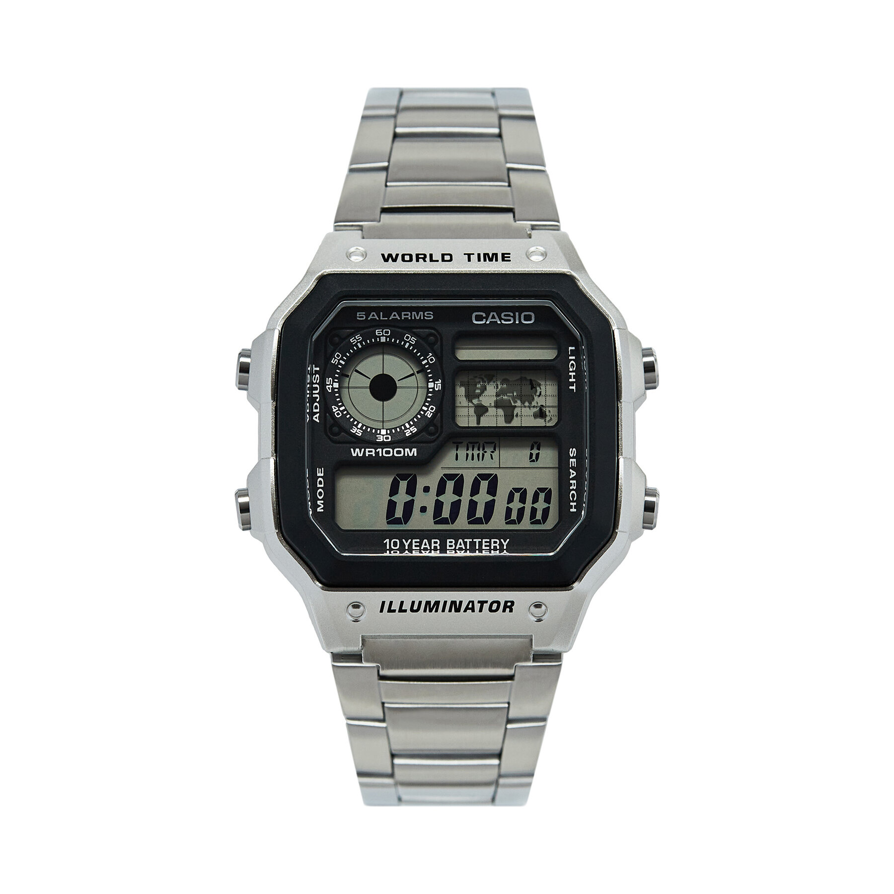 Uhr Casio AE-1200WHD-1AVEF Silberfarben von Casio