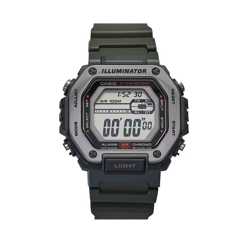 Uhr Casio Digital MWD-110H-3AVEF Grün von Casio