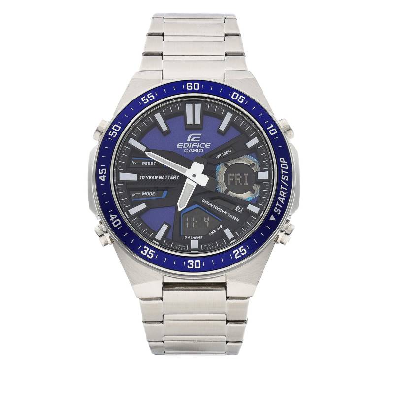 Uhr Casio Edifice EFV-C110D-2AVEF Silberfarben von Casio