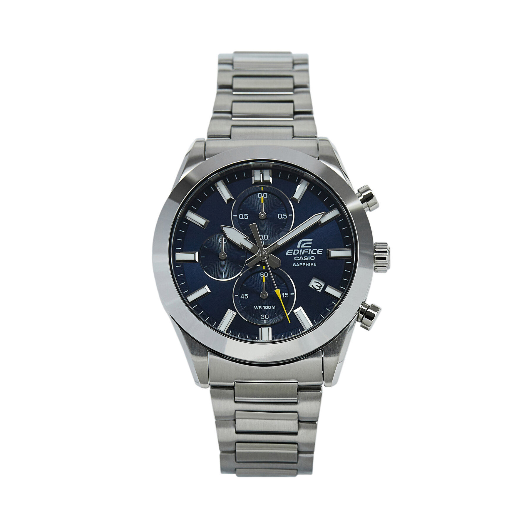 Uhr Casio Edifice Sapphire Chronograph EFB-710D-2AVUEF Silberfarben von Casio