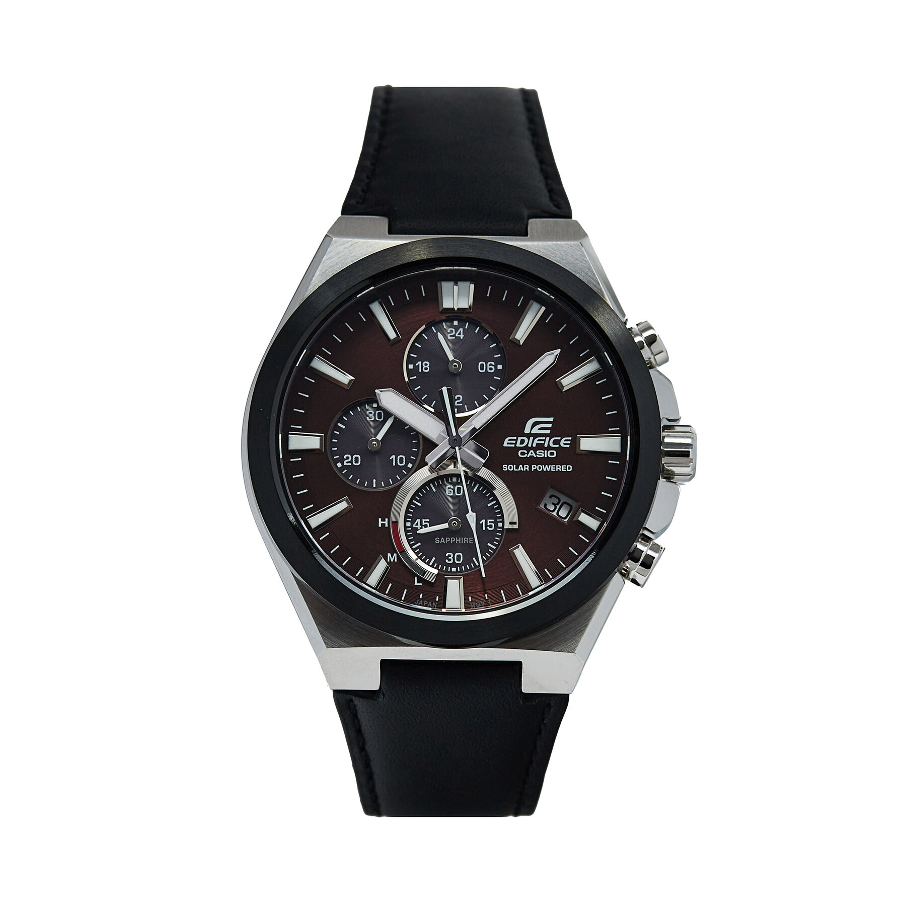 Uhr Casio Edifice Solar Powered Chronograph EFS-S630BL-5AVUEF Schwarz von Casio