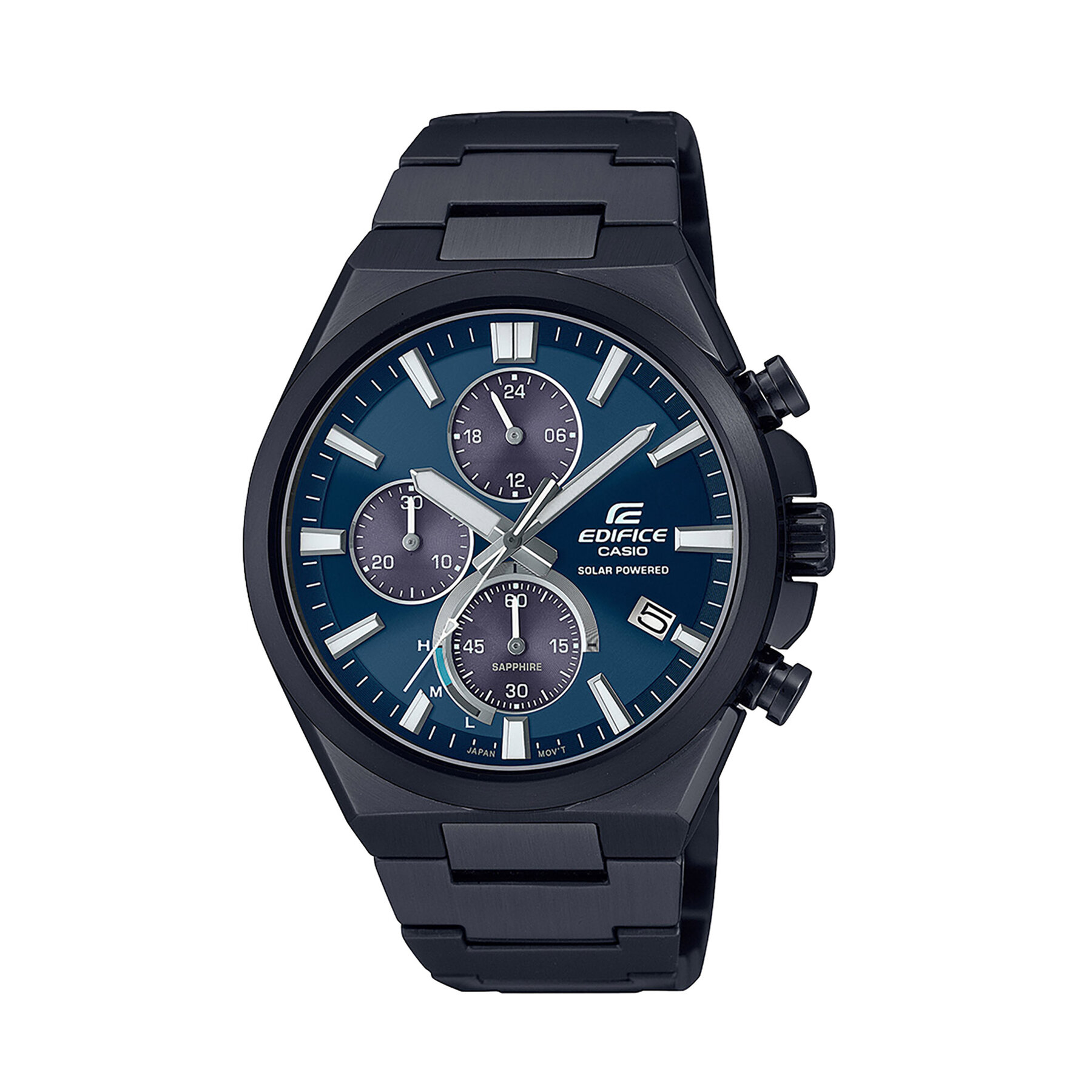 Uhr Casio Edifice Solar Powered Chronograph EFS-S630DC-2AVUEF Schwarz von Casio