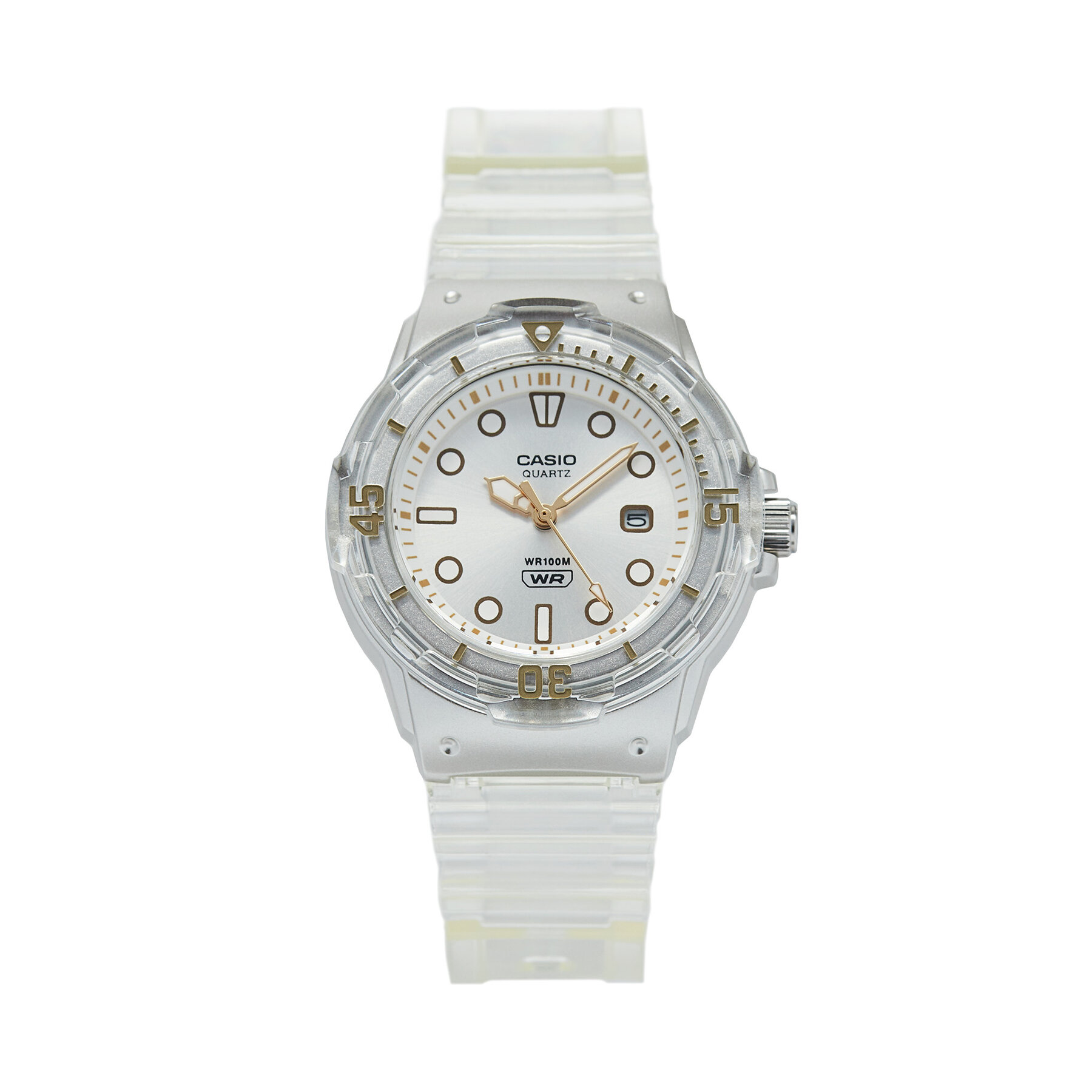 Uhr Casio Lady Translucent LRW-200HS-7EVEF Transparent von Casio