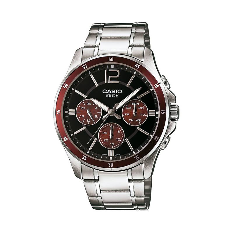 Uhr Casio MTP-1374PD-5AVEF Silberfarben von Casio