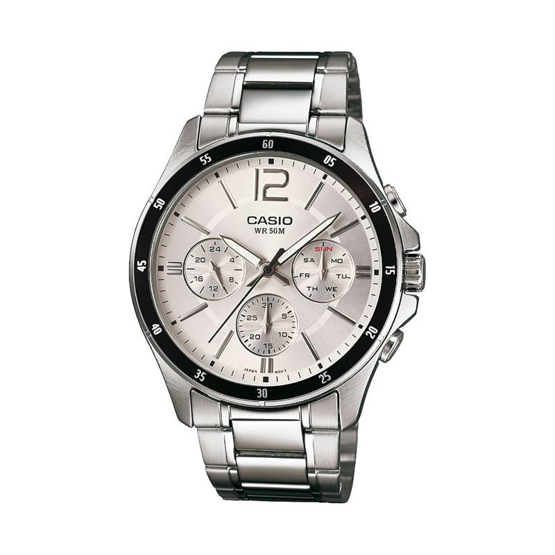 Uhr Casio MTP-1374PD-7AVEF Silberfarben von Casio