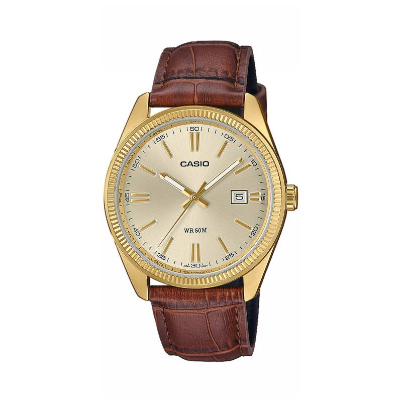 Uhr Casio Timeless Collection MTP-1302PGL-9AVEF Braun von Casio