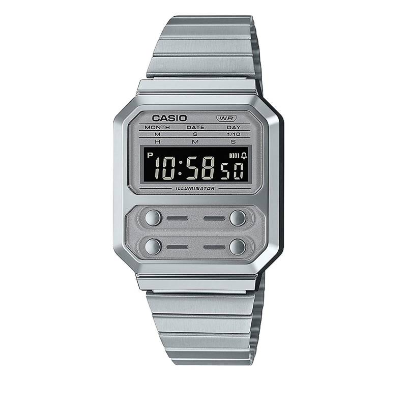 Uhr Casio Vintage A100WE-7BEF Silberfarben von Casio