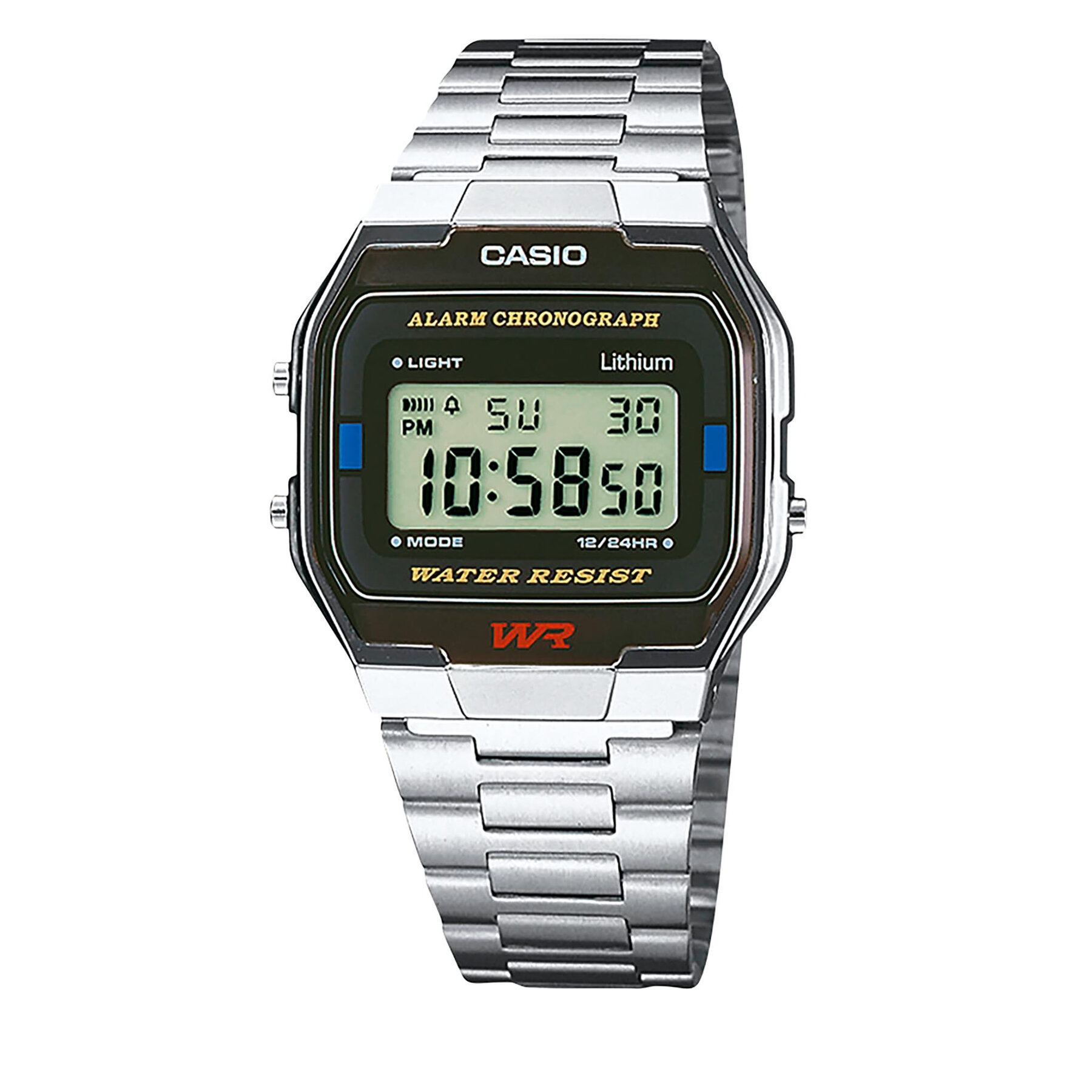 Uhr Casio Vintage A163WA-1QES Silberfarben von Casio