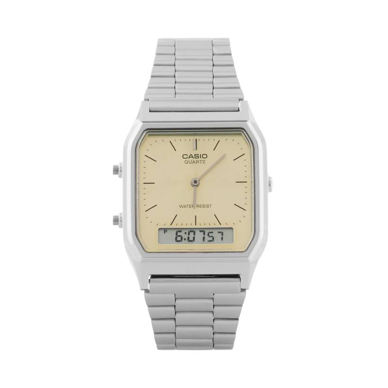 Uhr Casio Vintage AQ-230A-9AMQYES Silberfarben von Casio