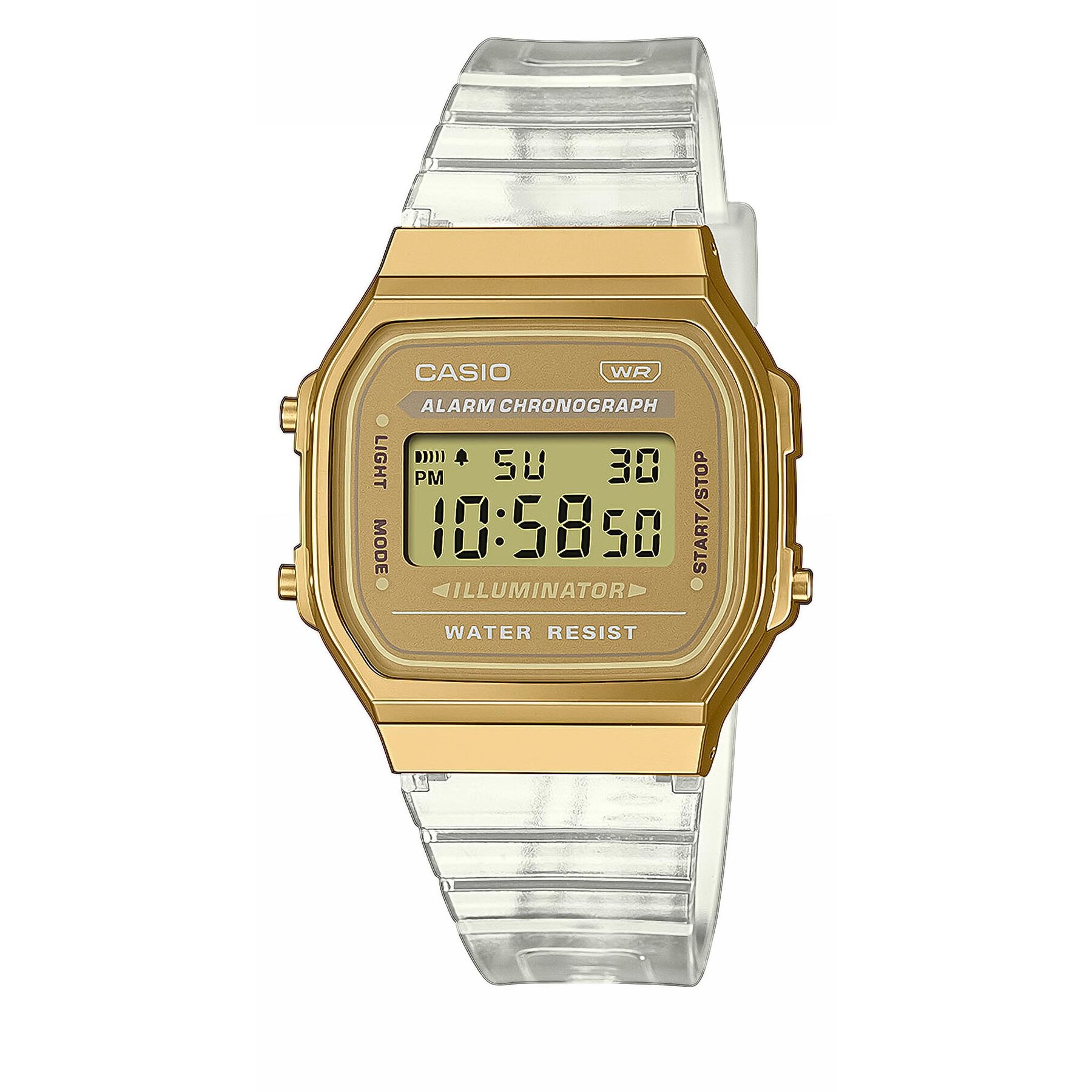 Uhr Casio Vintage Digital A168XESG-9AEF Goldfarben von Casio