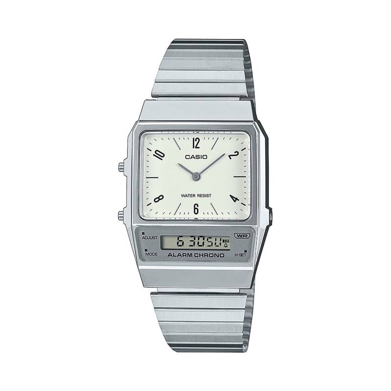 Uhr Casio Vintage Edgy AQ-800E-7A2EF Silberfarben von Casio