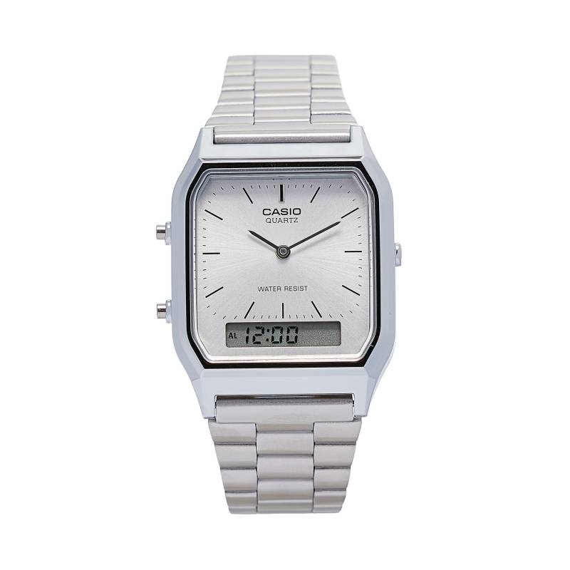 Uhr Casio Vintage Maxi AQ-230A-7AMQYES Silberfarben von Casio