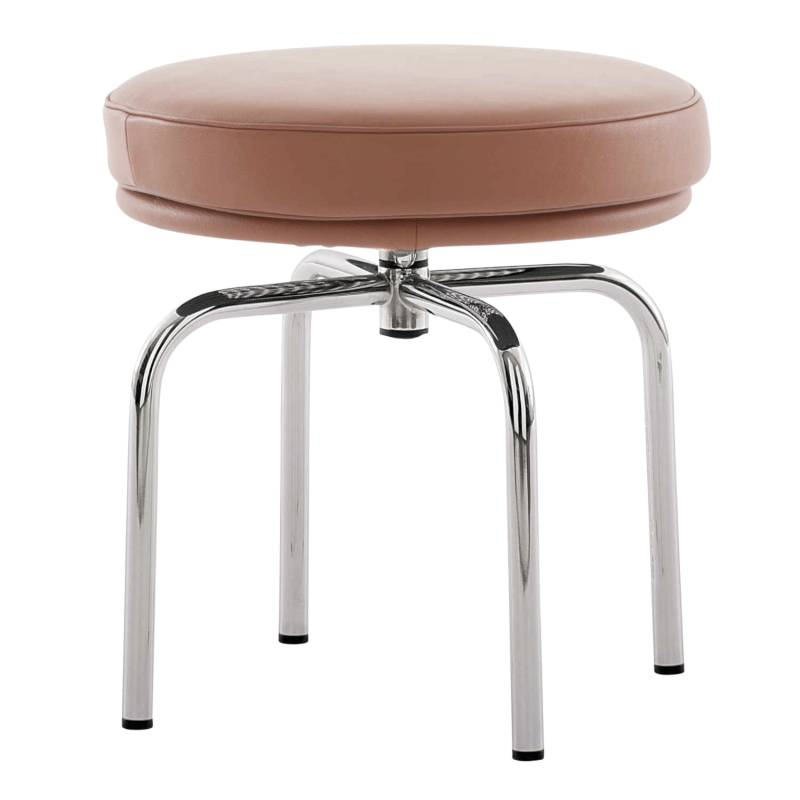 8 Tabouret tournant LC8 Drehhocker, Gestell verchromt, Bezug leder scozia x 13x330 von Cassina