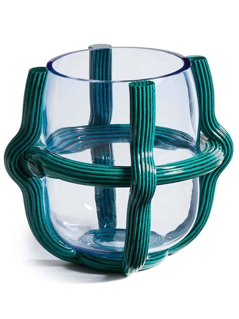 Cassina Sestiere glass vase - Blue von Cassina