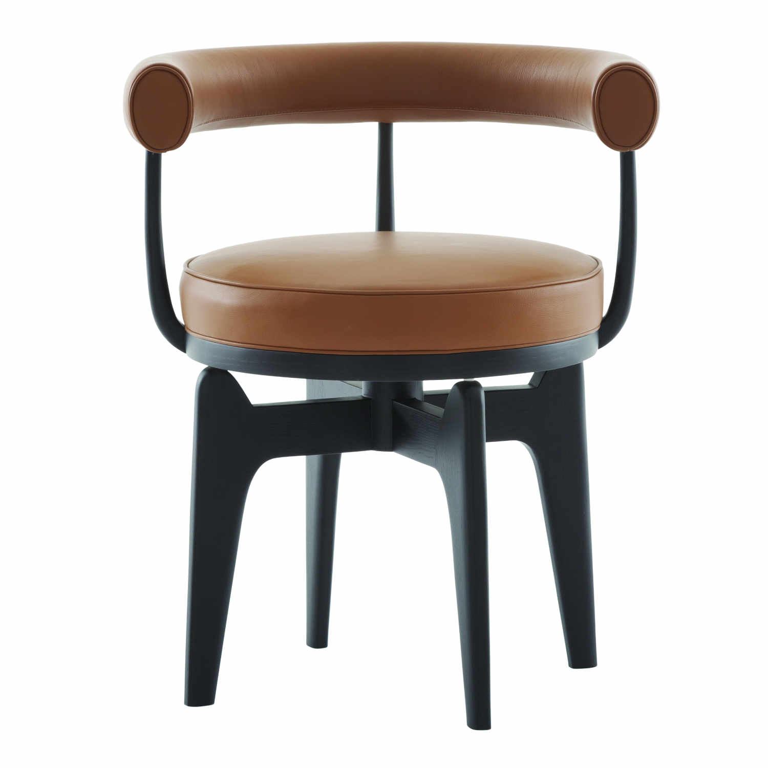 Indochine 528 Drehstuhl, Gestell nussbaum, natur, Bezug leder scozia x 13x202 Indochine 528 Drehstuhl, Gestell nussbaum, natur, Bezug leder scozia x 13x202 von Cassina