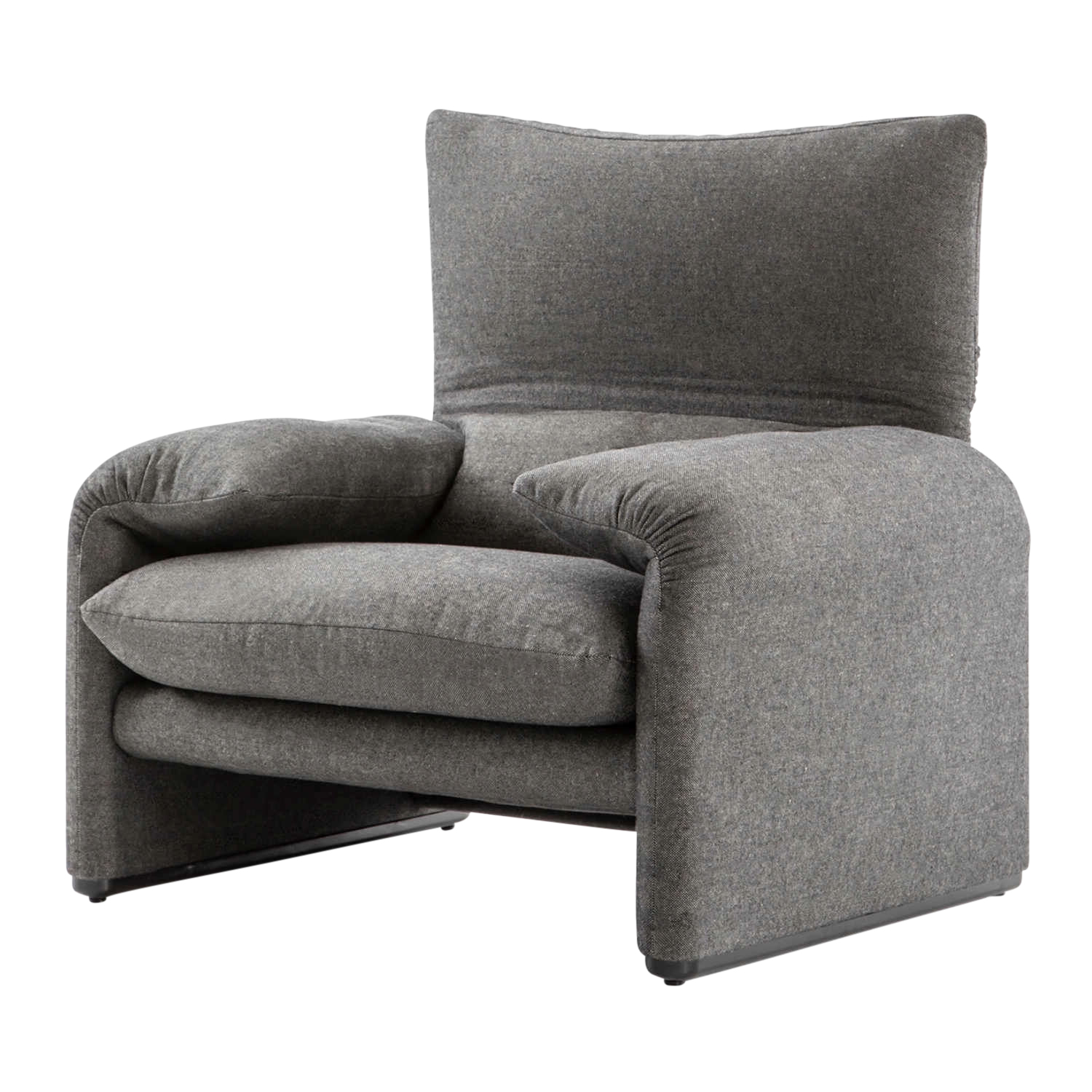 Maralunga 675 Sessel, Bezug stoff eremo e507 von Cassina